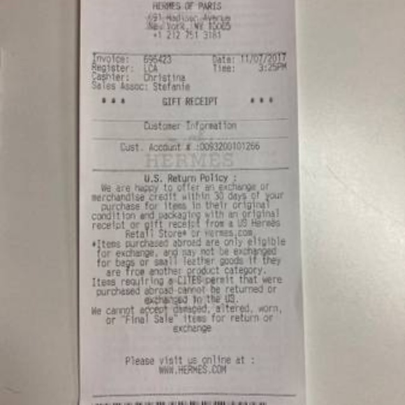 NEW with box, ribbon etc HERMES SCARF - Picture 6 of 10